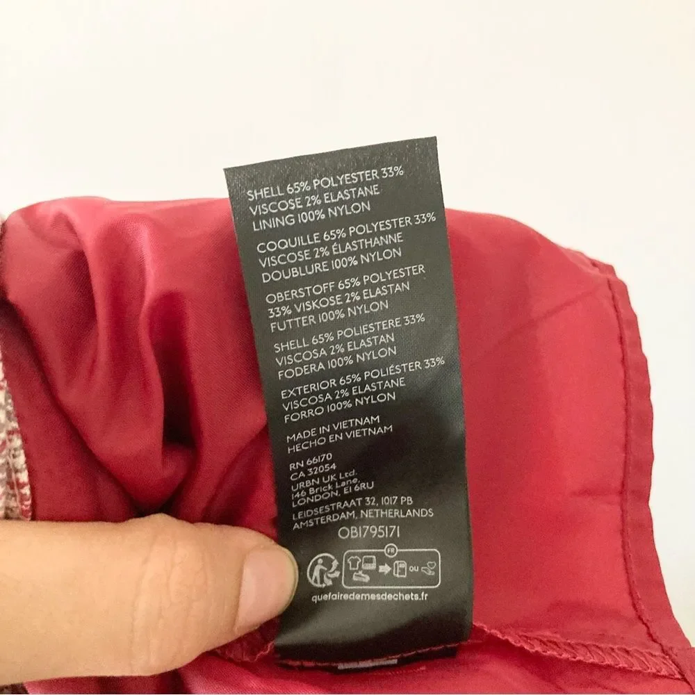 NWT Urban Outfitters pleated‎ mini skirt M
